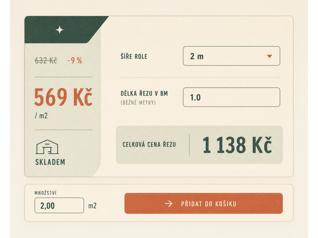 Náhled produktové kalkulačky na Shoptetu